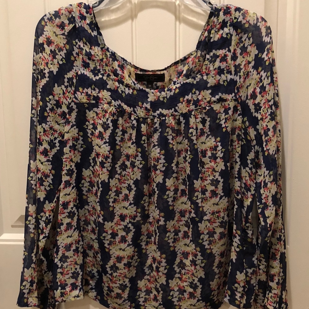 Jessica Simpson Top (Floral Design-Medium Fit)